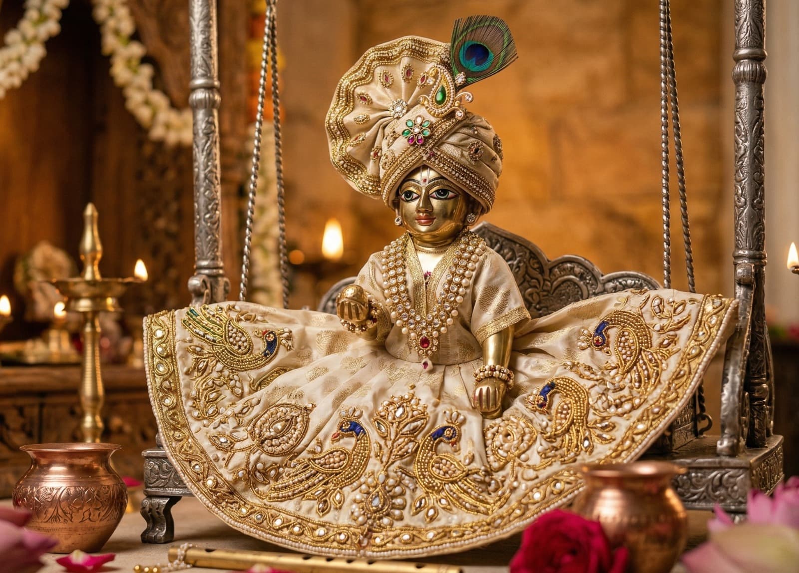 Laddu Gopal shringar on Akshaya Tritiya