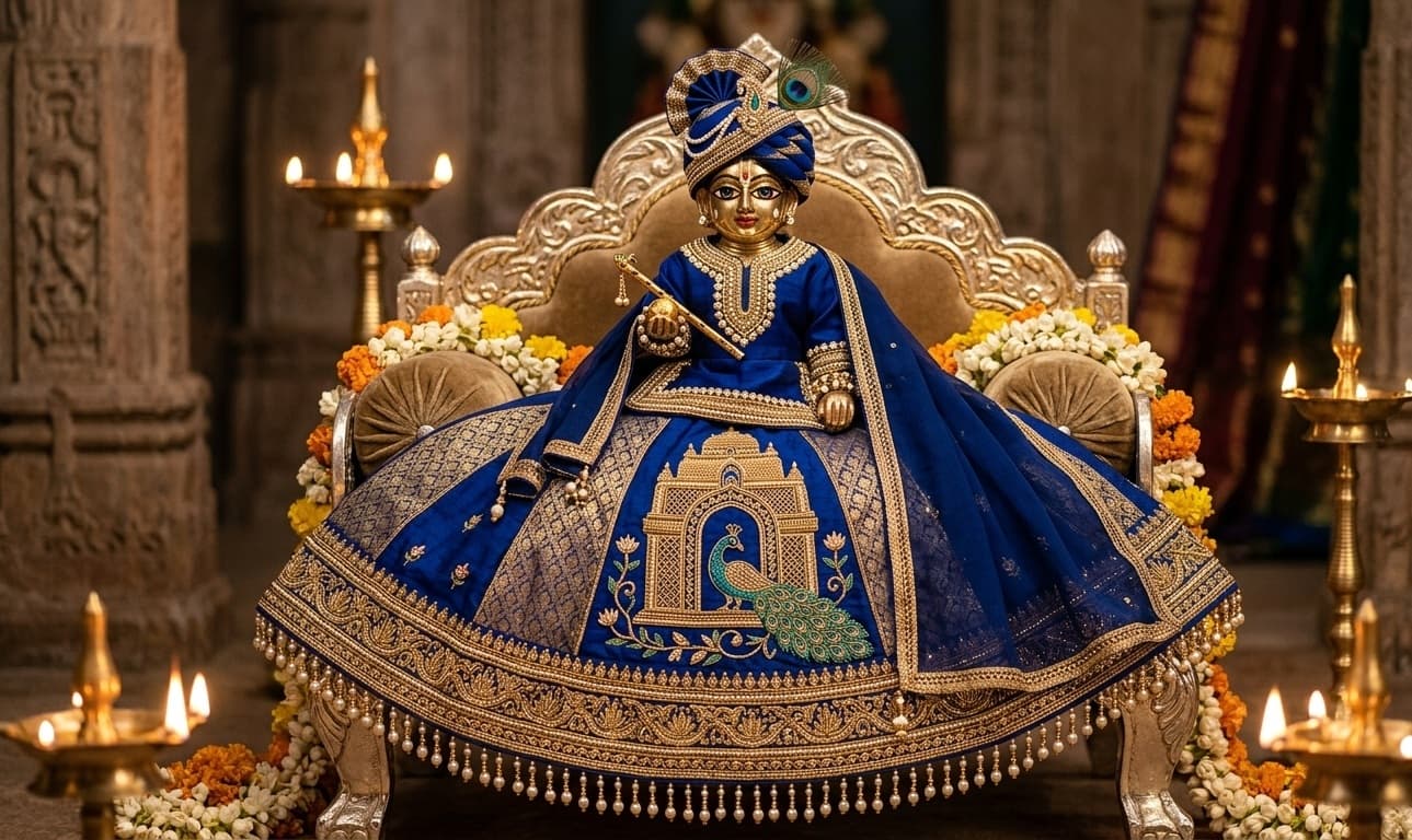 Janmashtami Special Dress for Laddu Gopal - Heavy Zari, Handmade & Designer Poshak Ideas