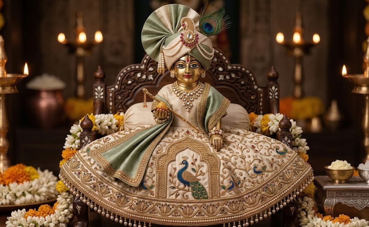 The Vrindavan Cotton Poshak