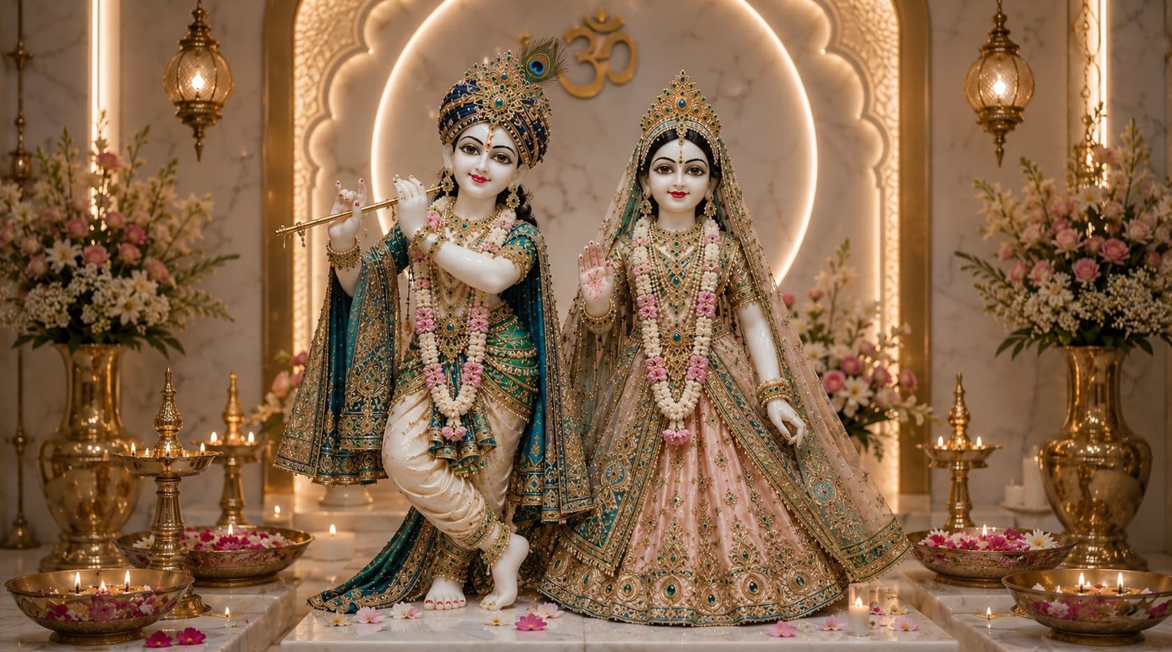 Radha Ashtami 2026 — How to Dress Radha Rani Ji and Laddu Gopal for a Beautiful Yugal Jodi Shringar