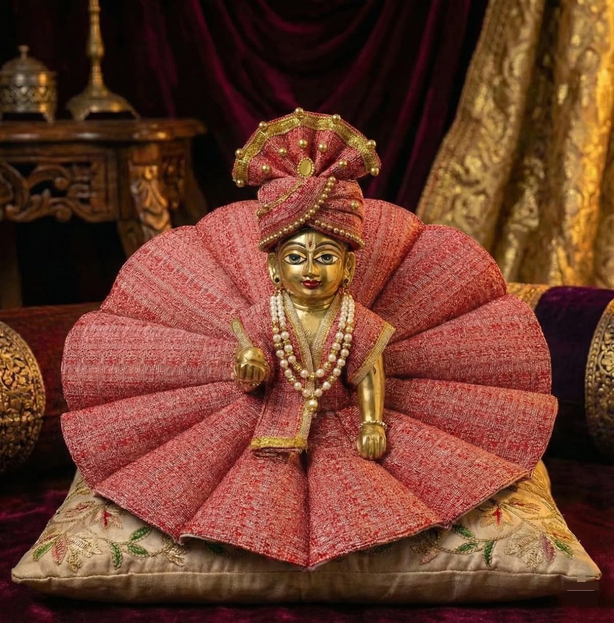 The Vrindavan Cotton Poshak