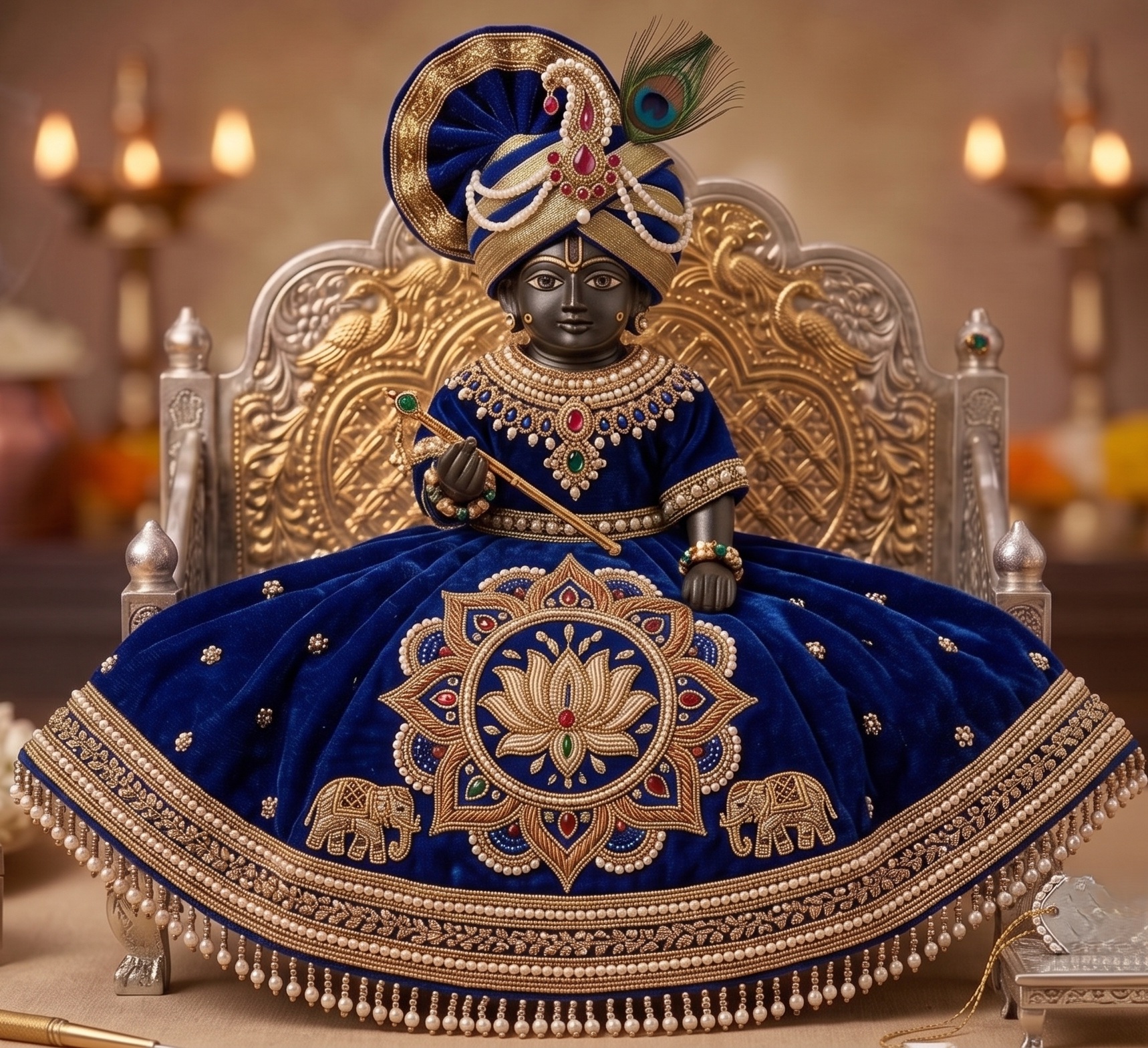 Janmashtami special dress for Laddu Gopal — heavy zari, handmade and designer poshak guide
