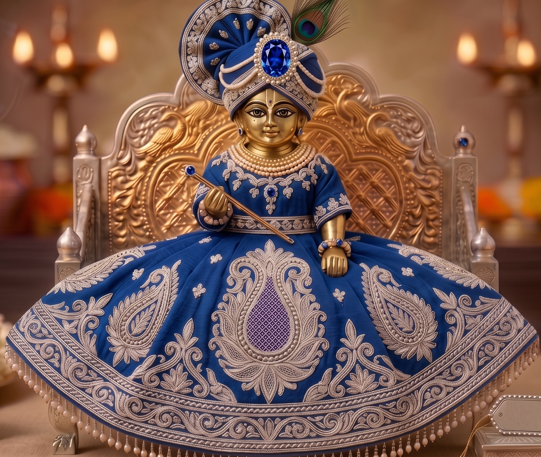 Daily shringar of Laddu Gopal, morning seva routine