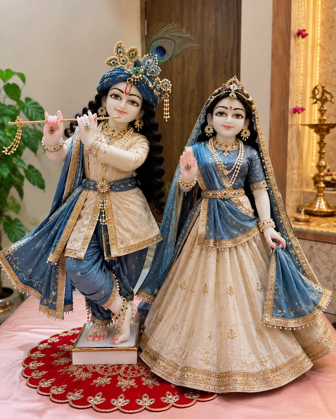 Radha Ashtami dress for Radha Rani Ji, complete poshak selection guide for Her appearance day